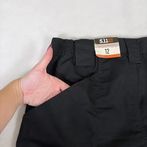 NWT 5.11 Tactical Women’s Taclite Shorts, 63071 - Black, Size 12. Bnfts Charity - Picture 12 of 16